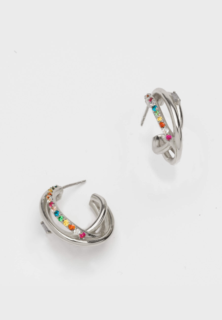 Lavani Aros Plata Idol Rainbow