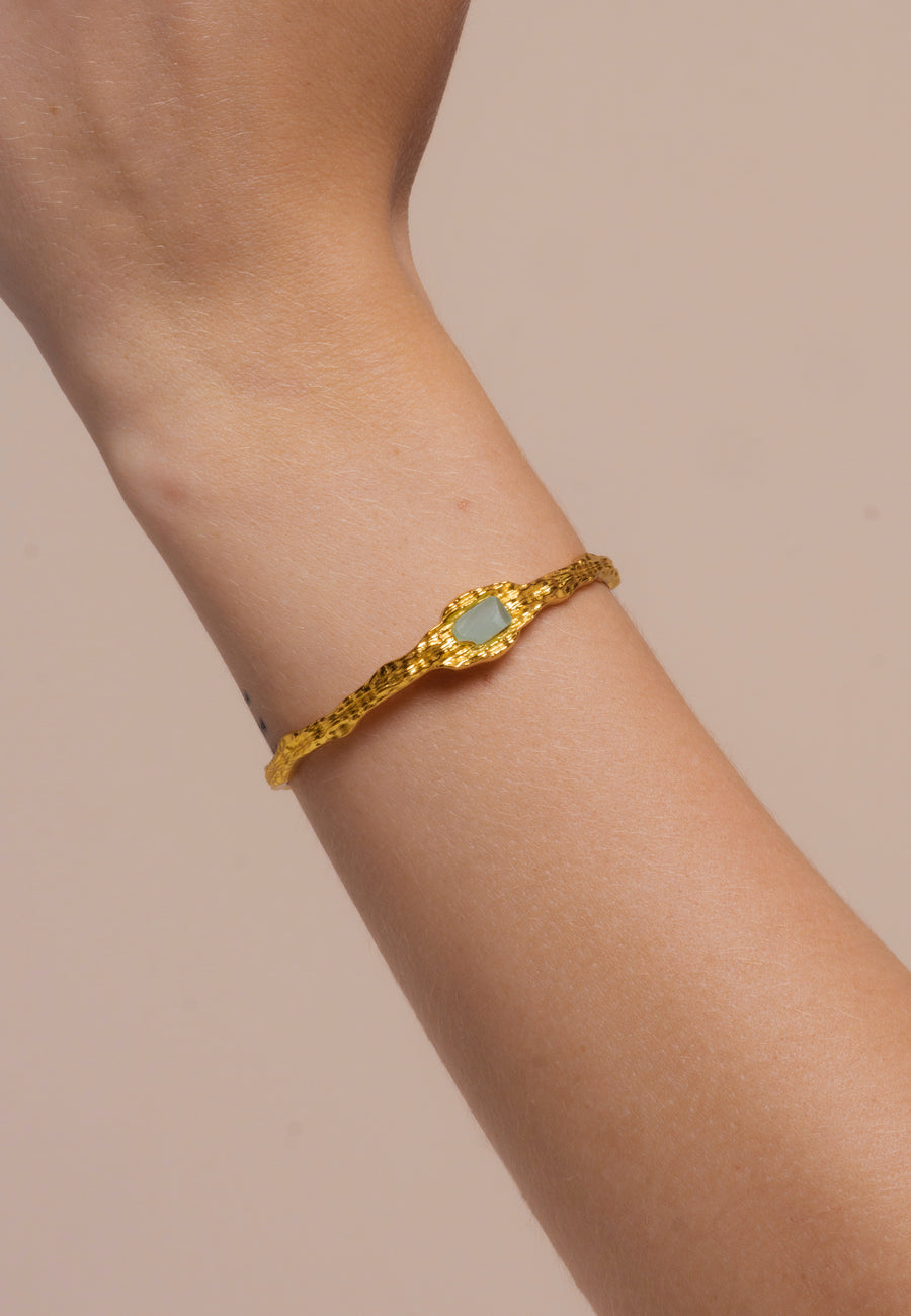 Lavani Brazalete Namasté Aguamarina