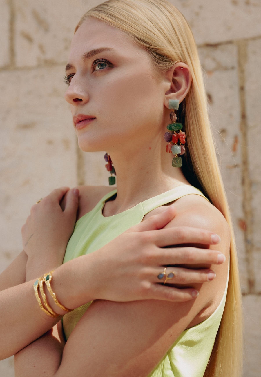 Lavani Brazalete Namasté Malaquita