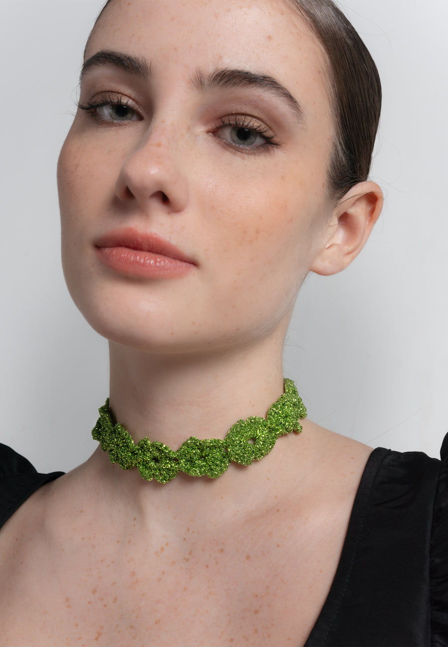 Lavani Choker Clover Gertrudis Verde