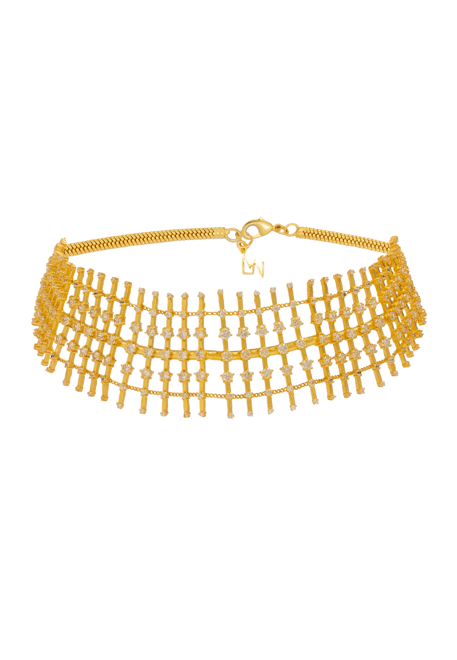 lavani Choker Dorado Helia