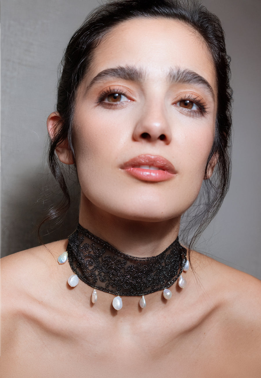 Lavani Choker Elva Negro
