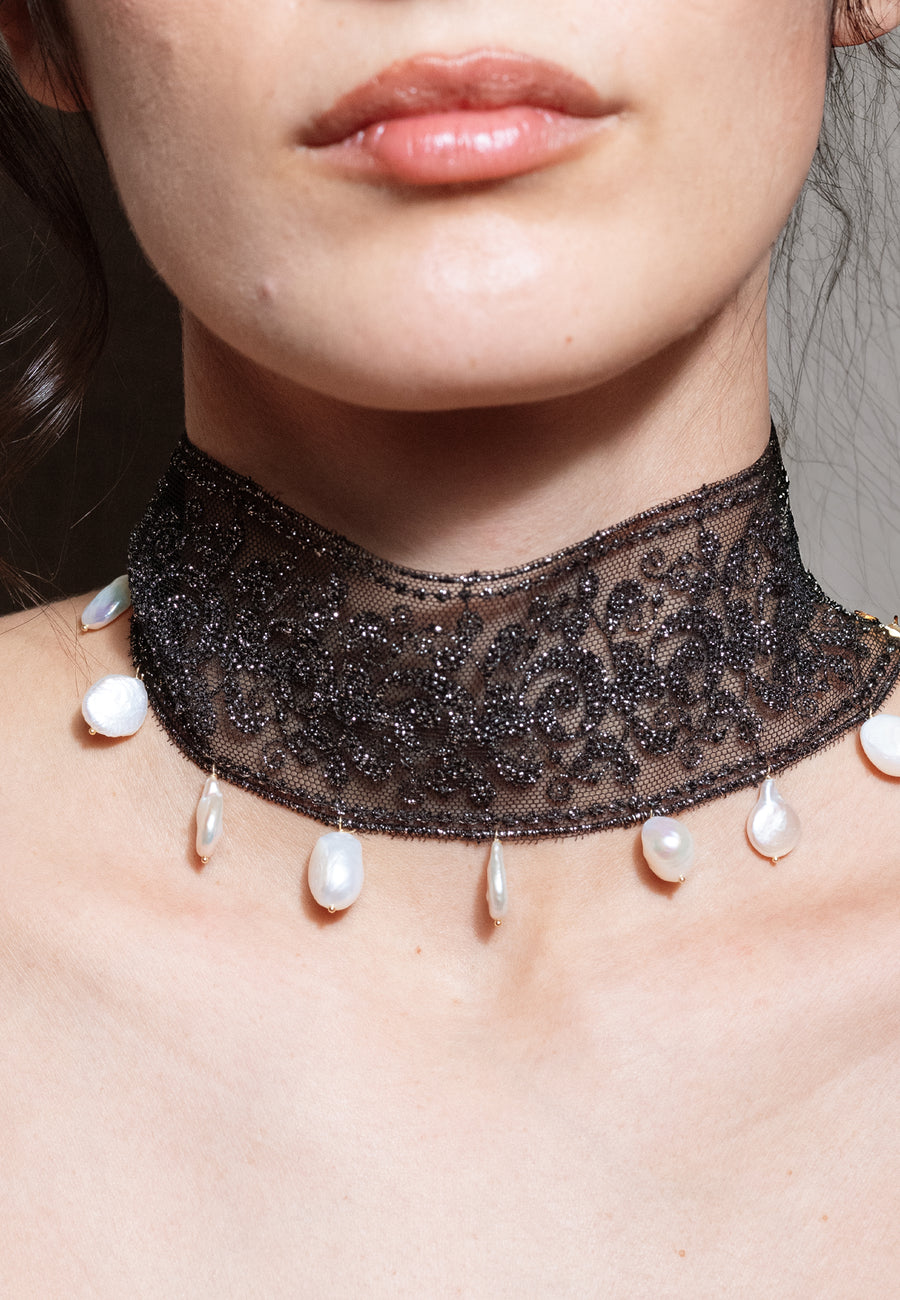 Lavani Choker Elva Negro