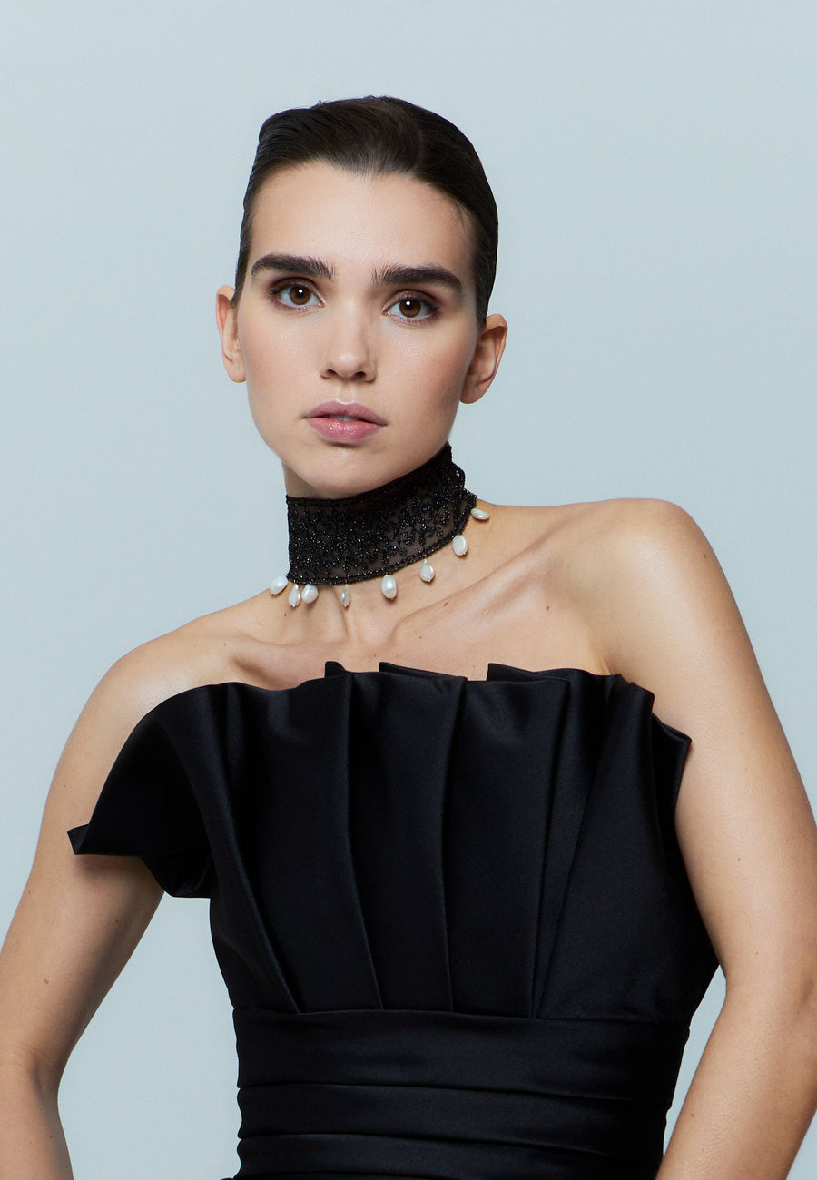 lavani Choker Elva Negro
