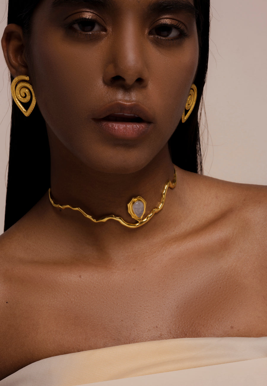 Lavani Choker Gratitude Blanco