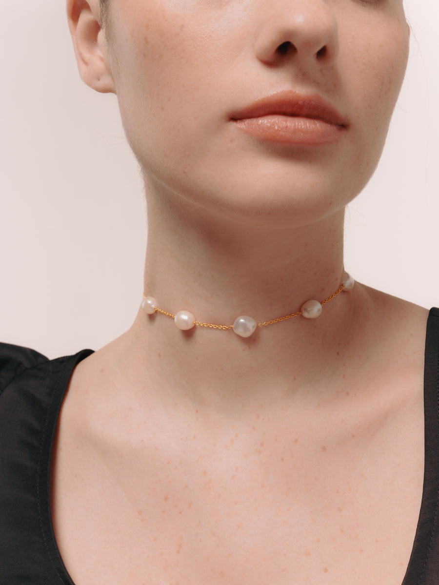 Lavani Choker Perlas High Priestess