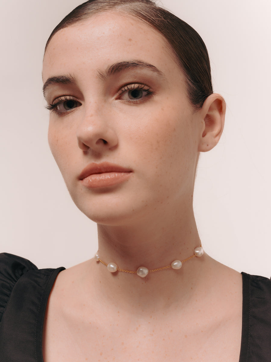 Lavani Choker Perlas High Priestess