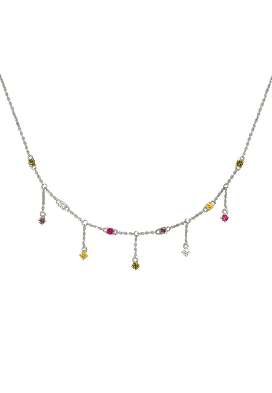 lavani Choker Plata Jasmine
