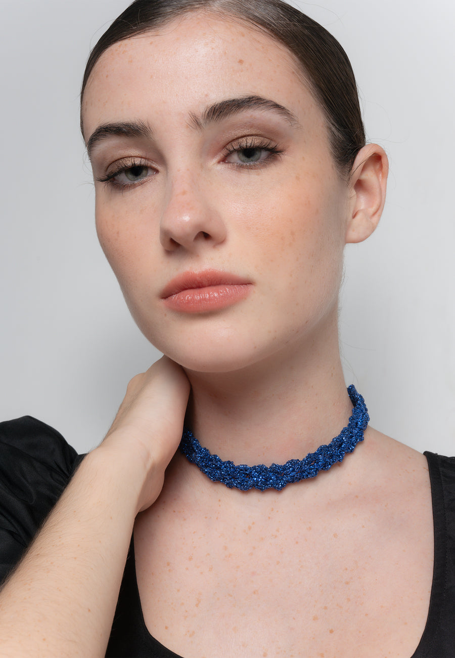 Lavani Choker Spike Pitiusas Azul