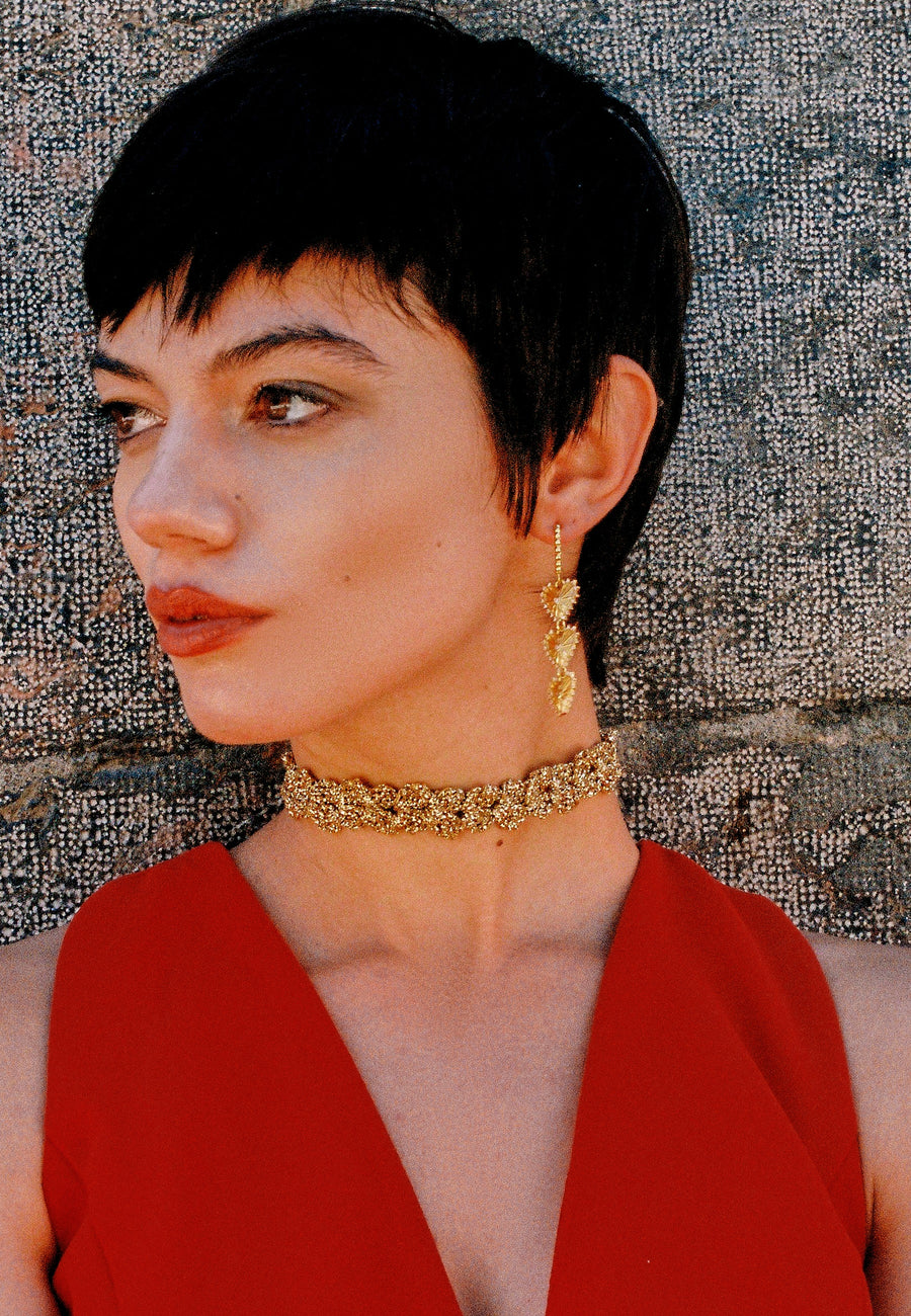 Lavani Choker Spike Pitiusas Dorado
