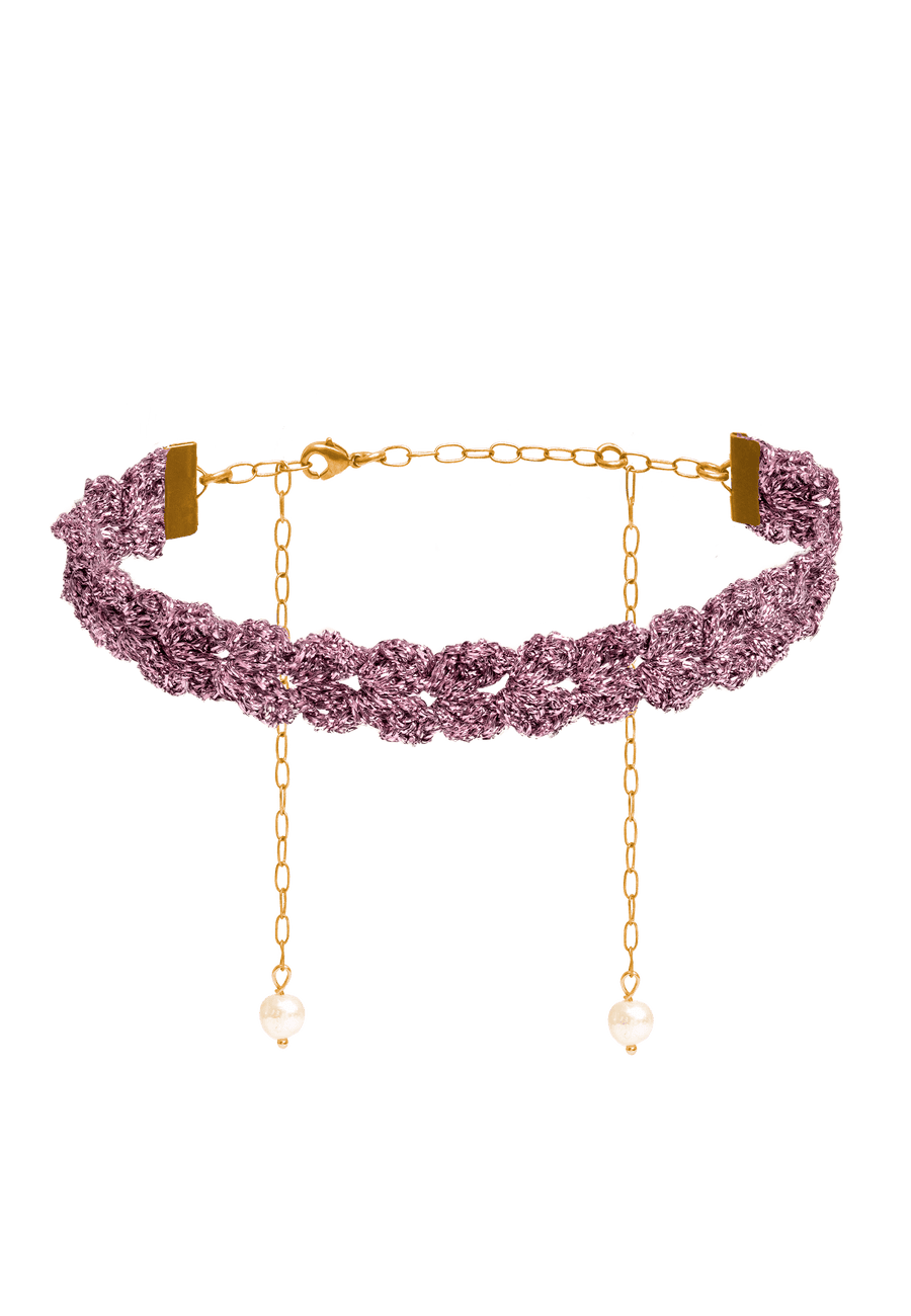 lavani Choker Spike Pitiusas Malva