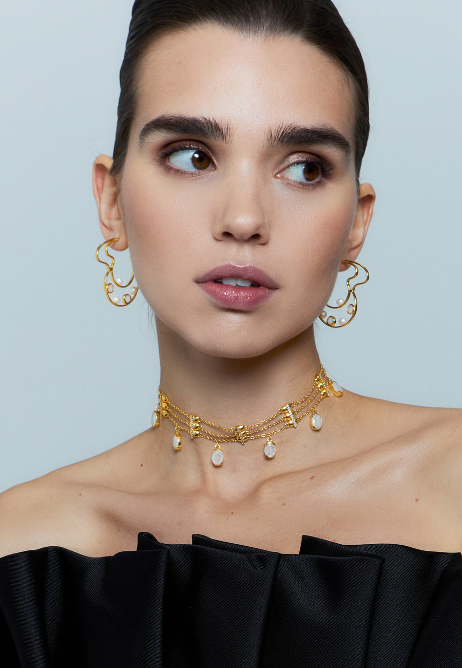 Lavani Choker The Empress Blanco