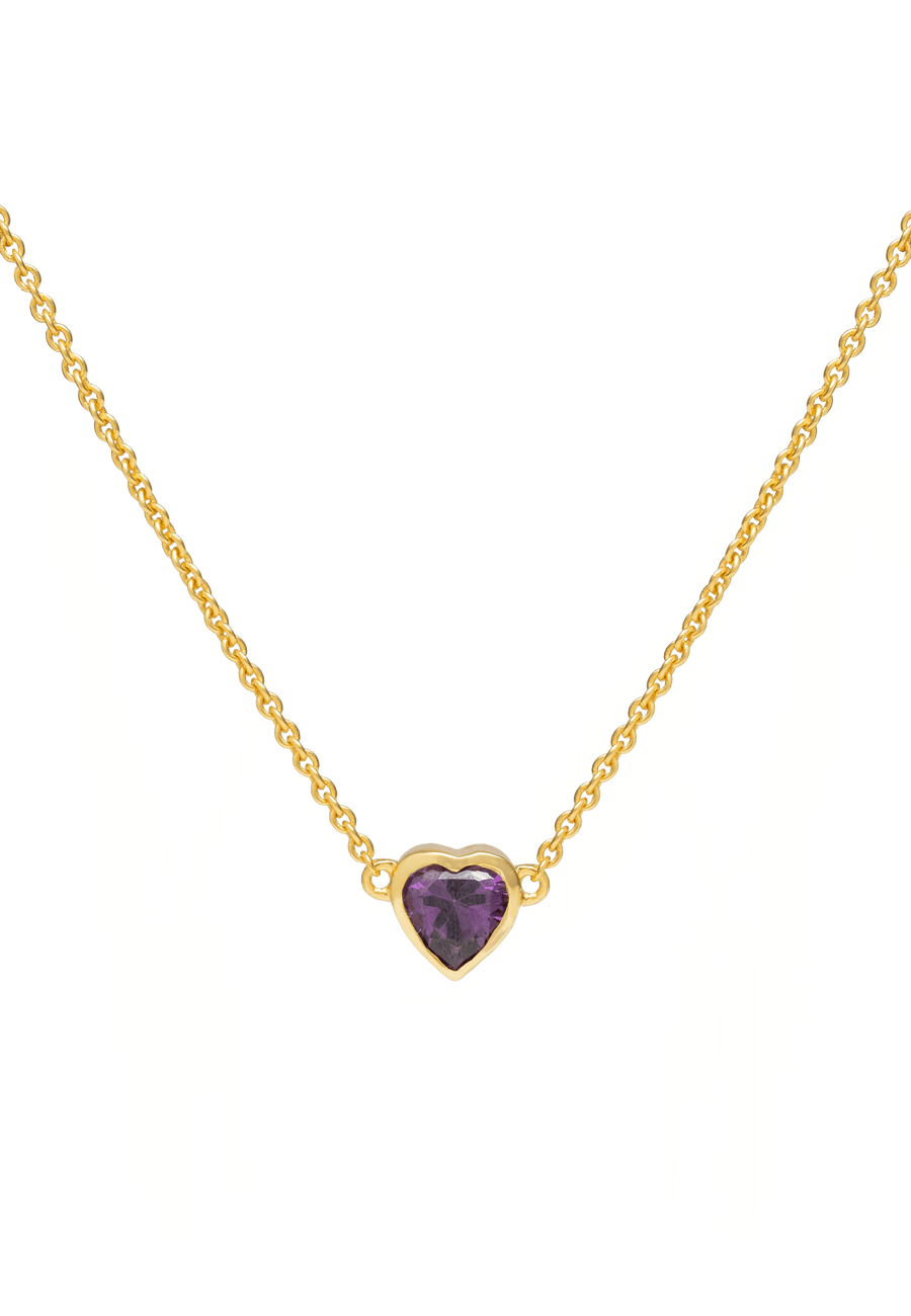 lavani Colgante Corazón Kindness Morado