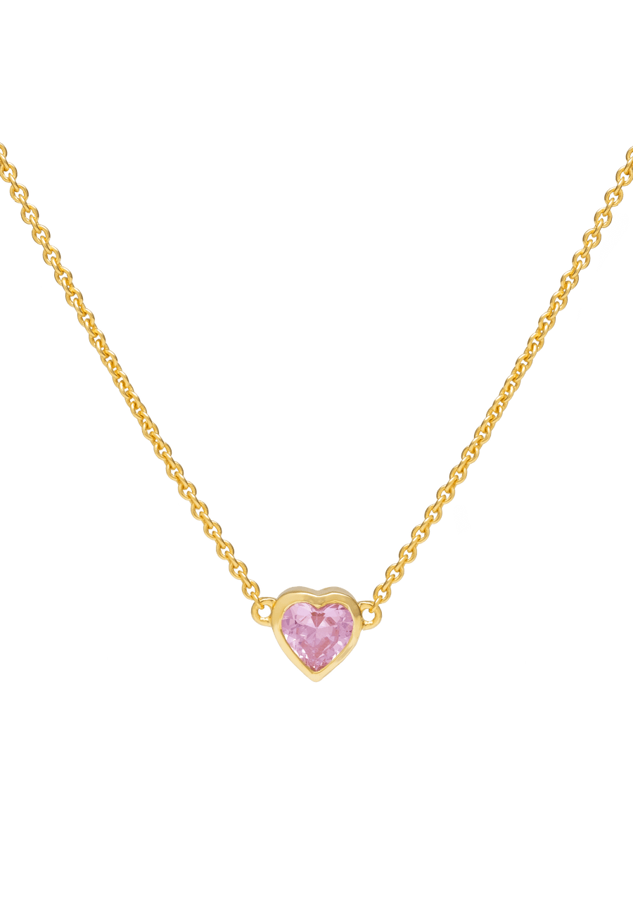 lavani Colgante Corazón Kindness Rosa