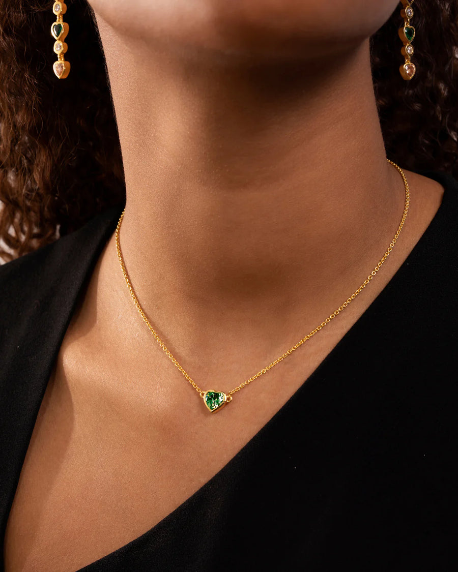 Lavani Colgante Corazón Kindness Verde