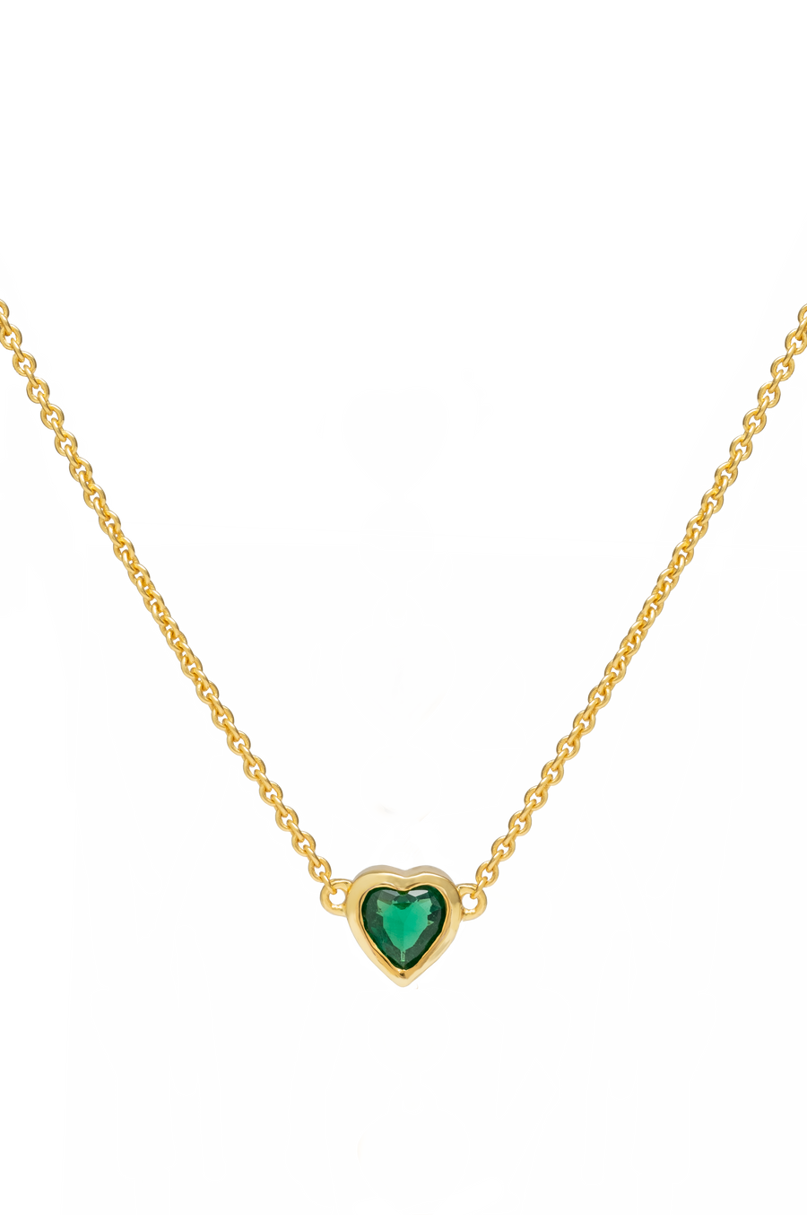 lavani Colgante Corazón Kindness Verde