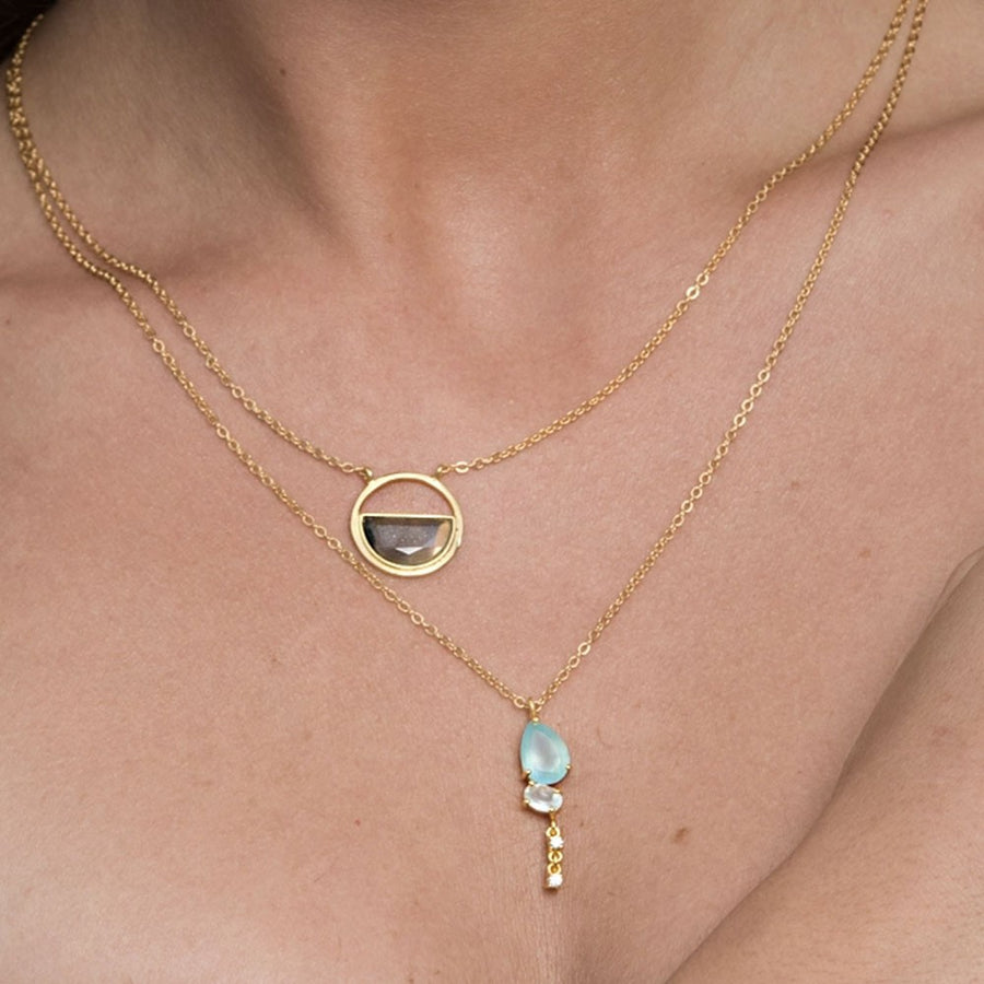 Lavani Colgante Indira Blanco