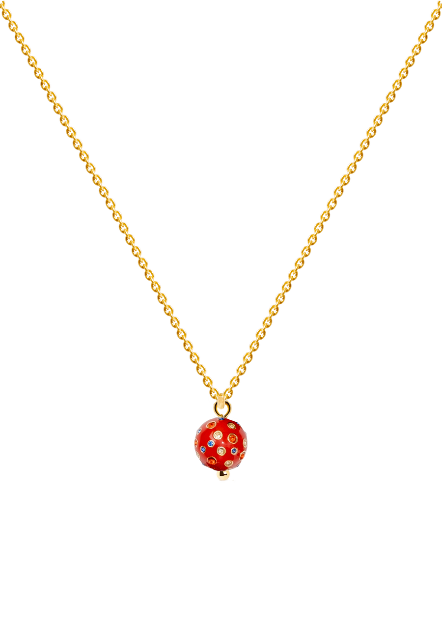 lavani Colgante La Planete Mini Rojo