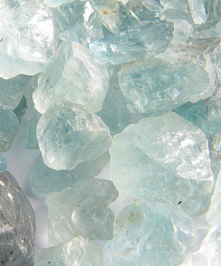 Lavani Colgante Piedra Bruta Aguamarina