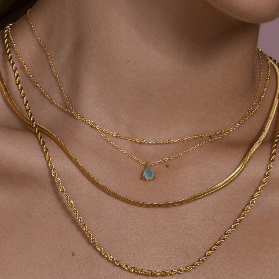 Lavani Colgante Pride Mini Aguamarina