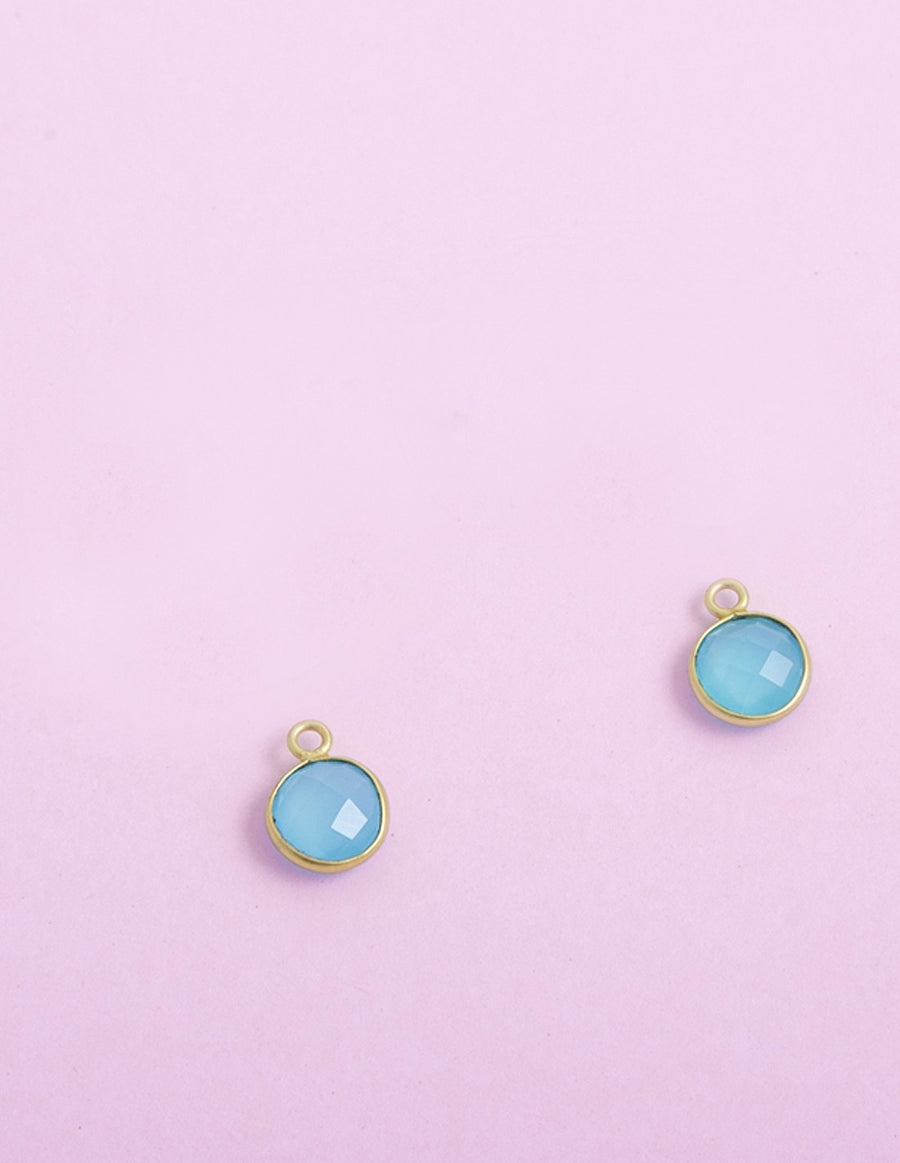 Lavani Colgante Redondo Aguamarina