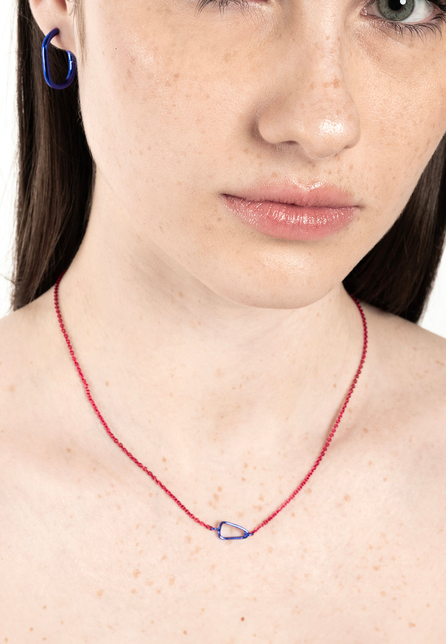 Lavani Colgante Saito Rosa Y Azul