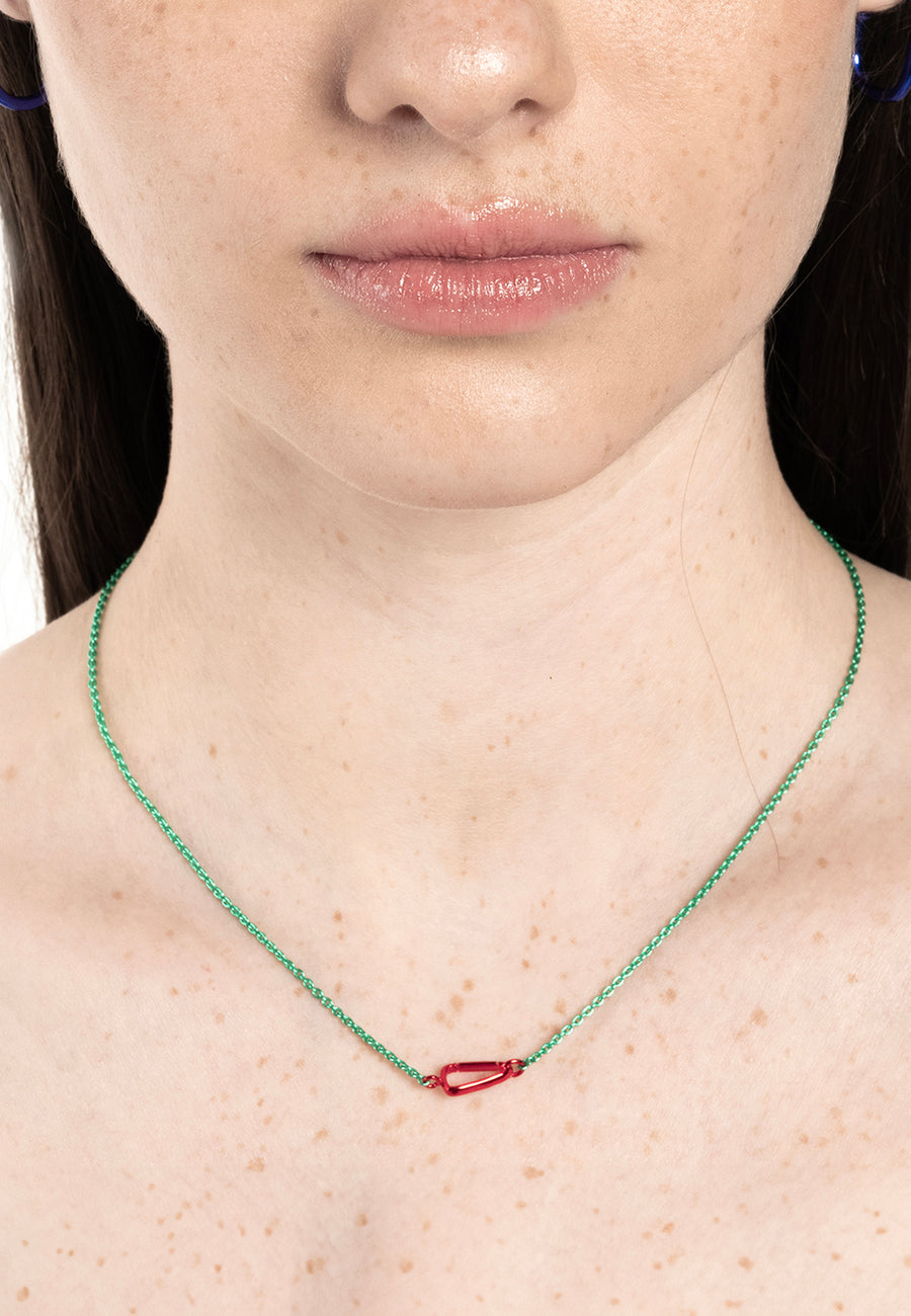 Lavani Colgante Saito Verde Y Rosa