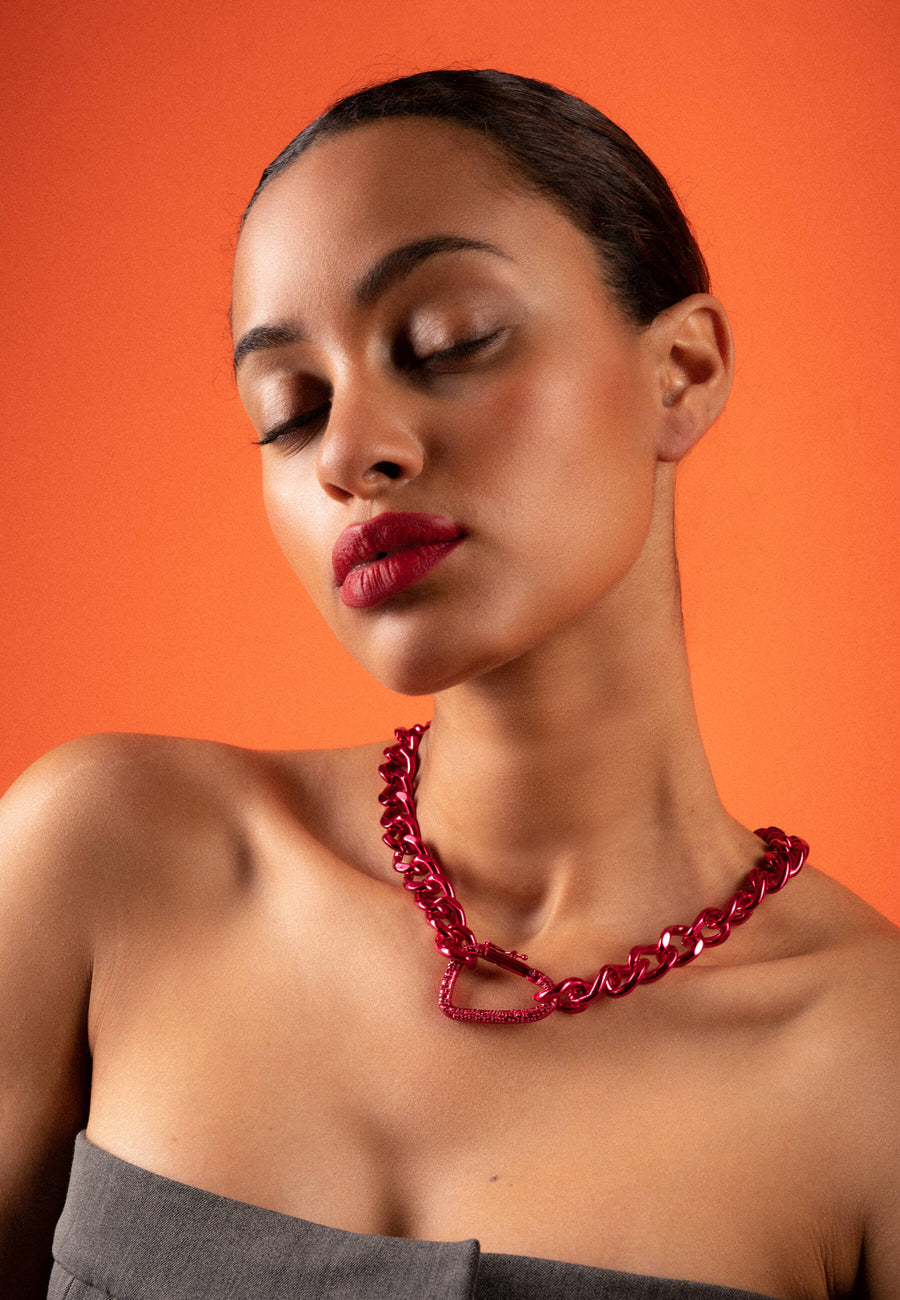 Lavani Collar El Jaro Fucsia