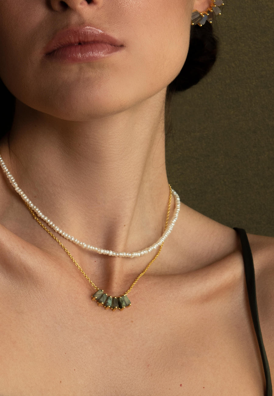 Lavani Collar Perlas Pequeñas Lombok