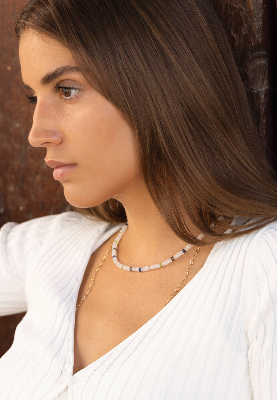 Lavani Collar Piedra Luna Teguise