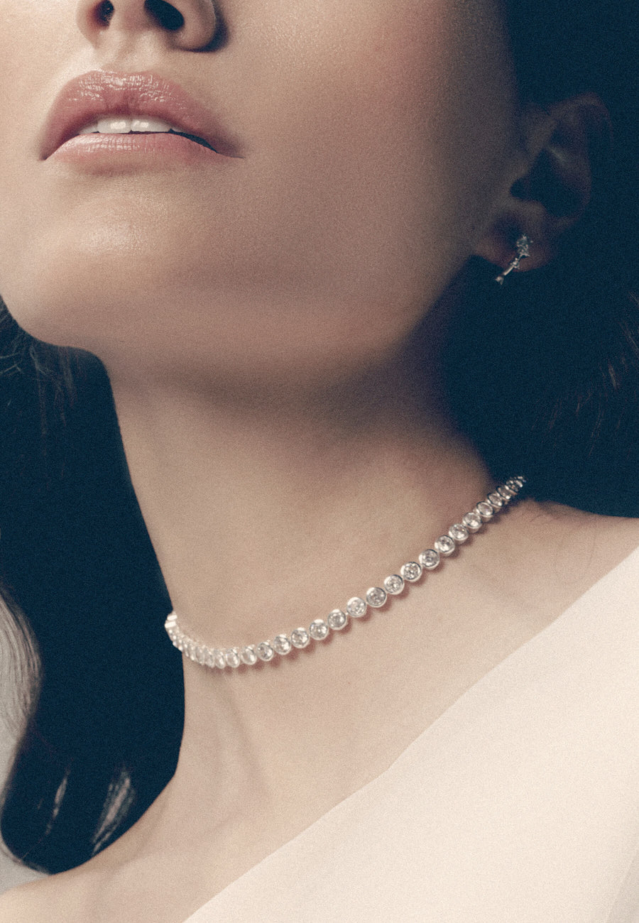 Lavani Collar Riviere Victoire Plata