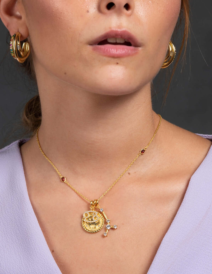 Lavani Collar Triple Zodiaco Cáncer
