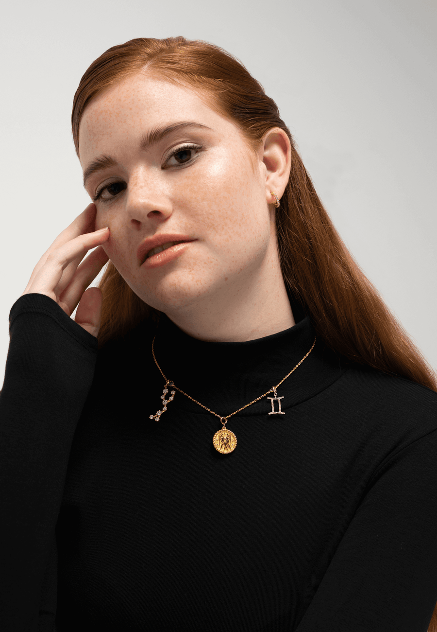 Lavani Collar Triple Zodiaco Géminis