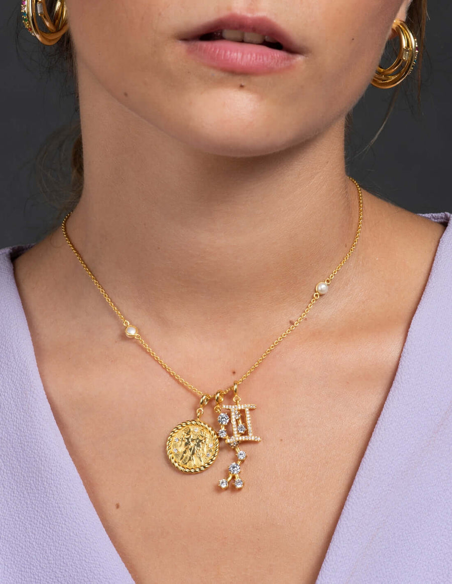 Lavani Collar Triple Zodiaco Géminis