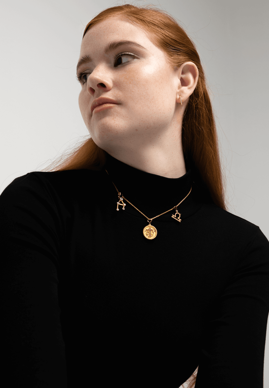 Lavani Collar Triple Zodiaco Libra