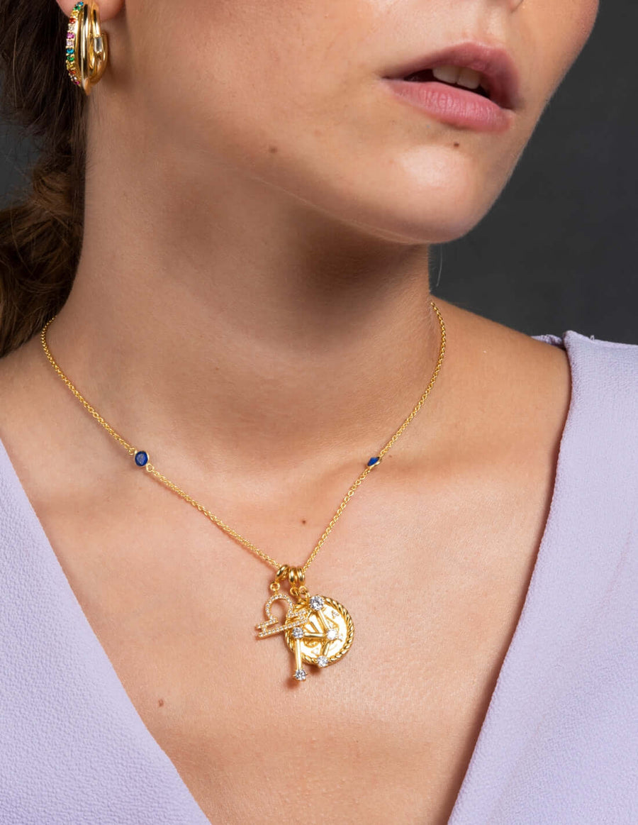 Lavani Collar Triple Zodiaco Libra