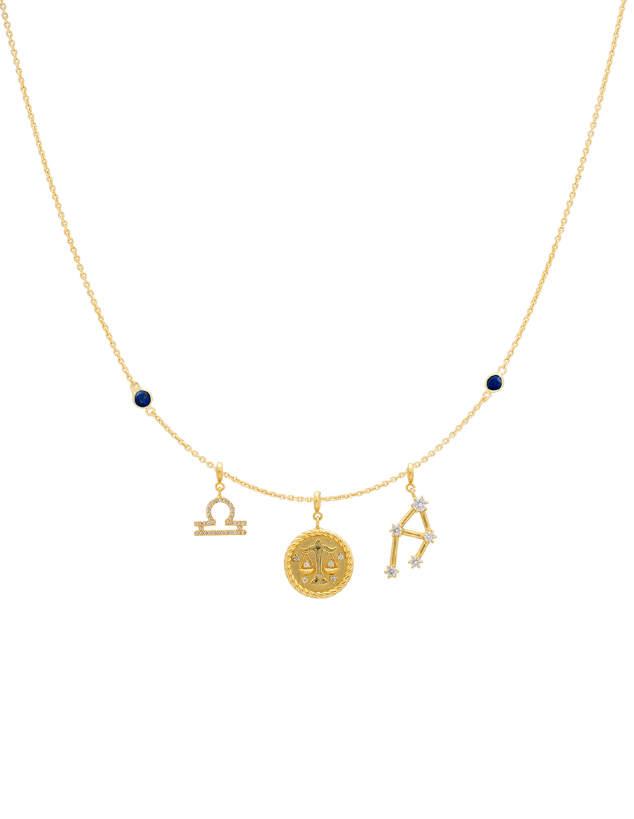 lavani Collar Triple Zodiaco Libra
