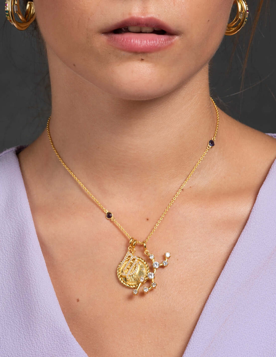 Lavani Collar Triple Zodiaco Virgo