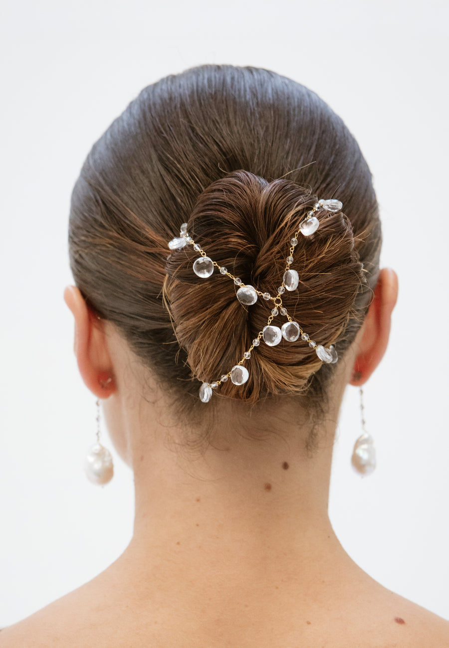 lavani Cubre Moño Novia Helene