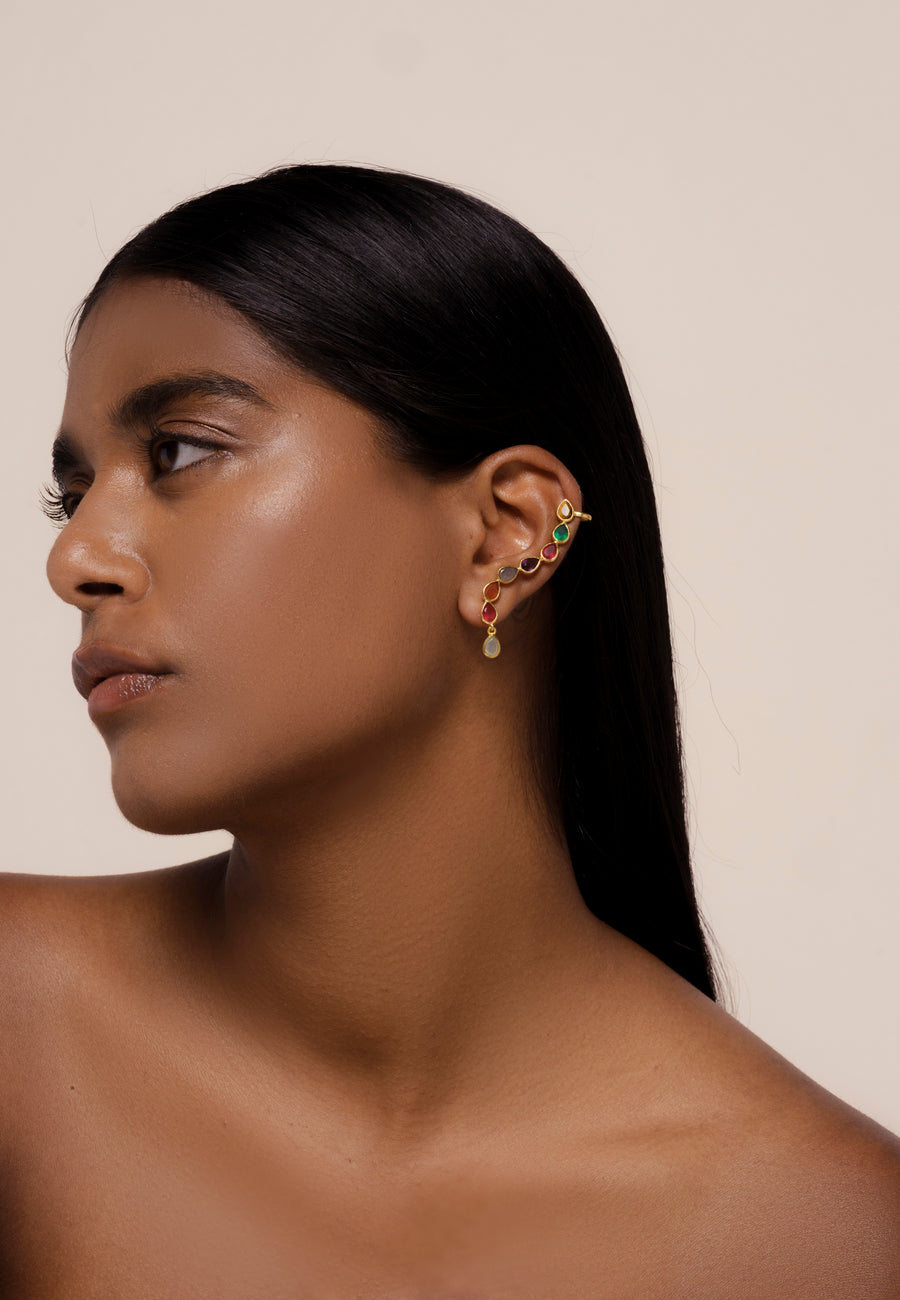 Lavani Earcuff Aura Multicolor
