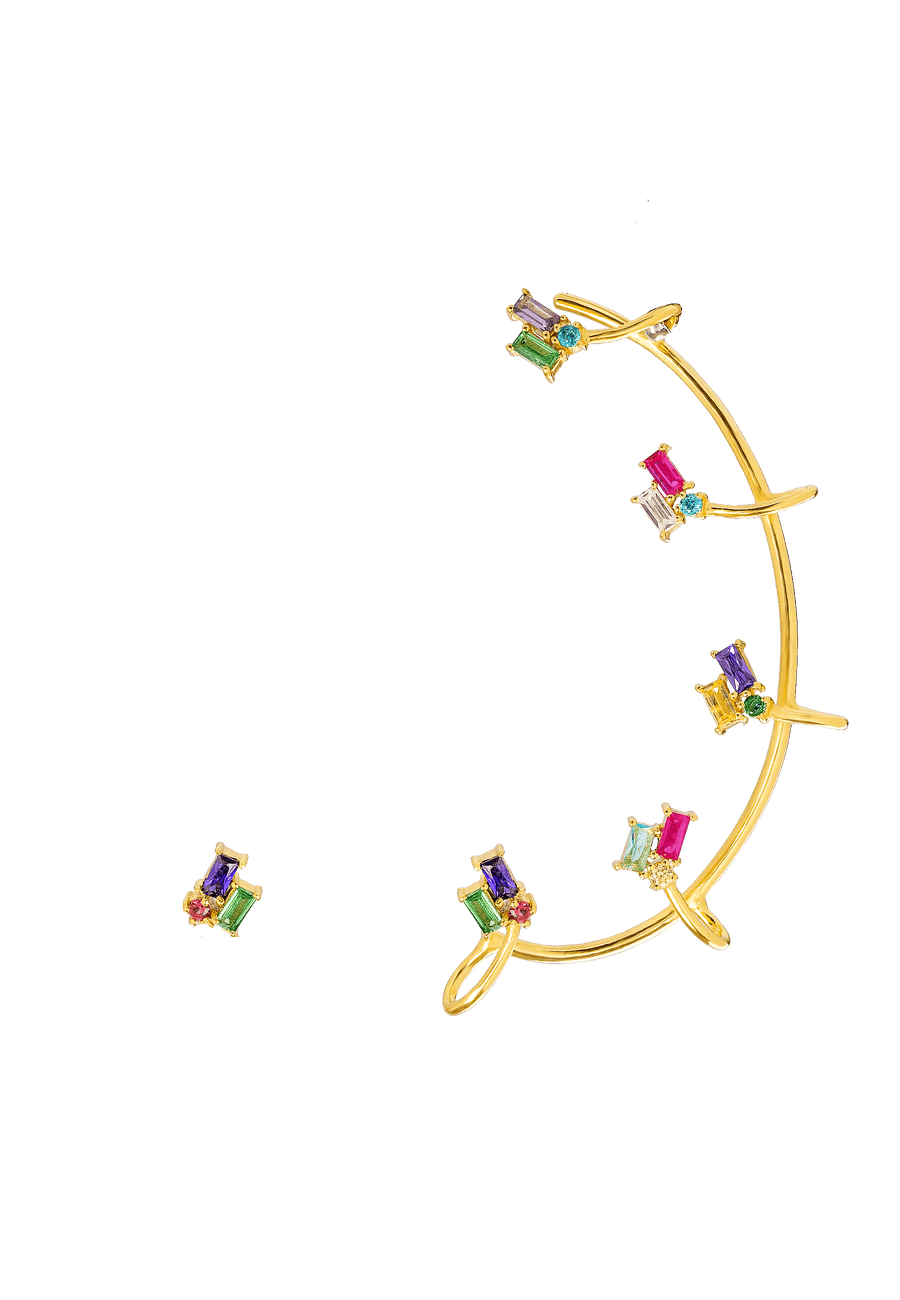 lavani Earcuff Lempicka Multicolor
