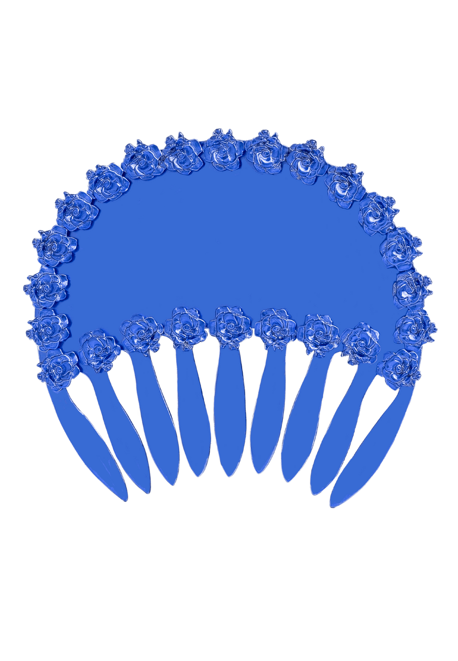 lavani Peineta Rosario Azul