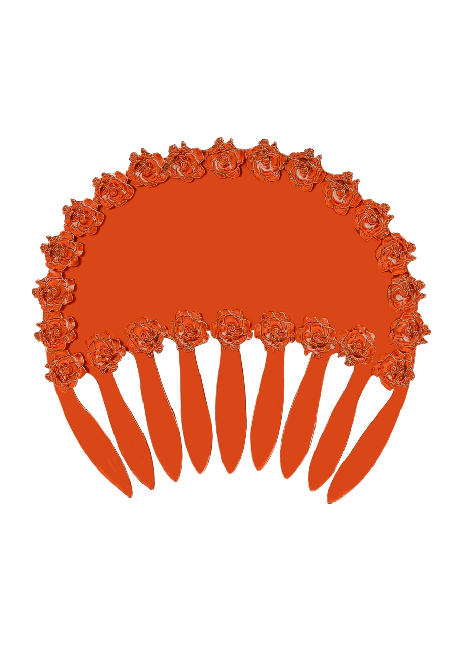 lavani Peineta Rosario Naranja