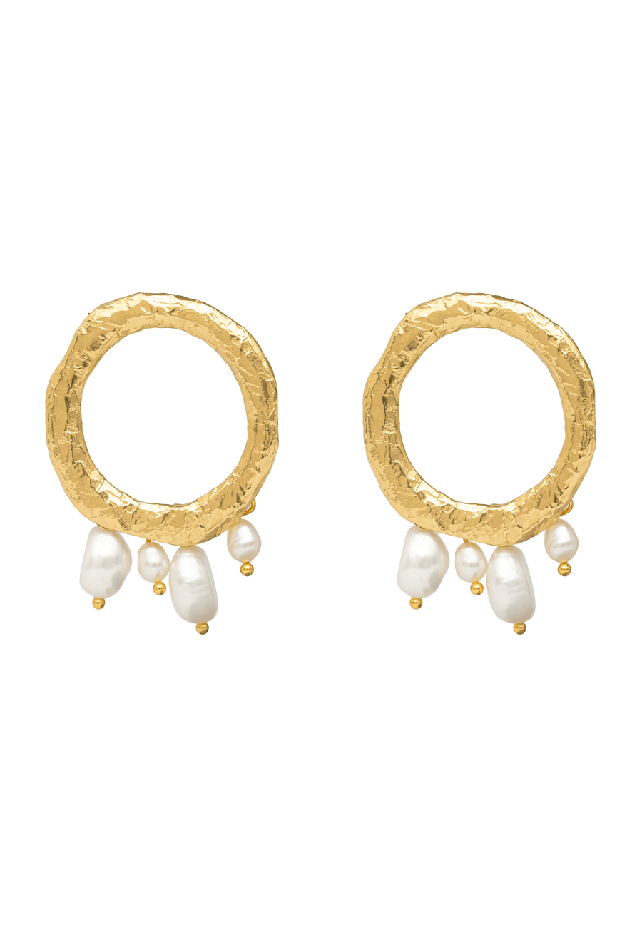 lavani Pendientes Adara Perlas