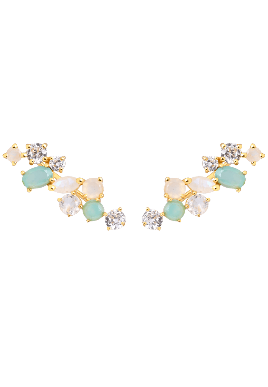 lavani Pendientes Aine Blanco Agua