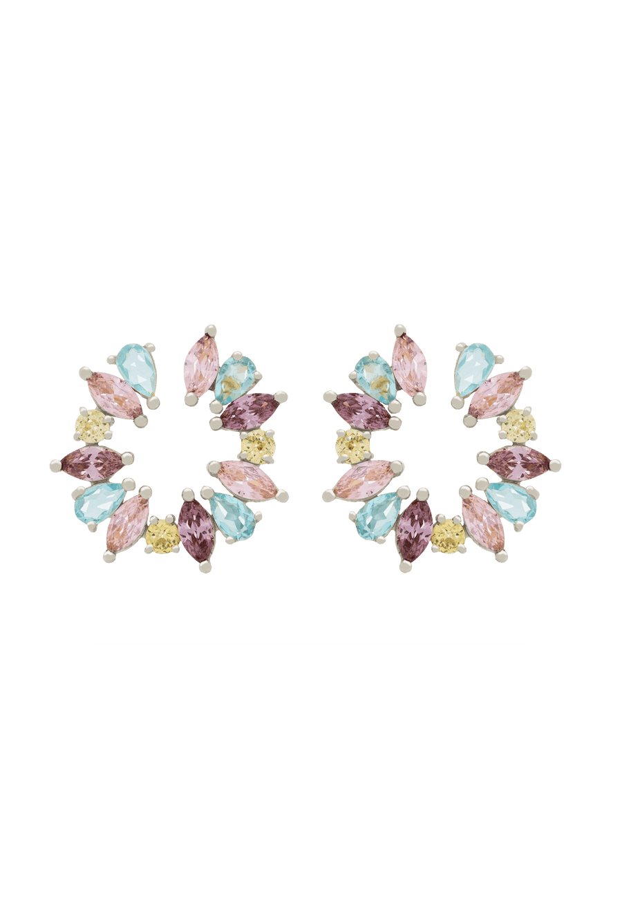 lavani Pendientes Amal Plata