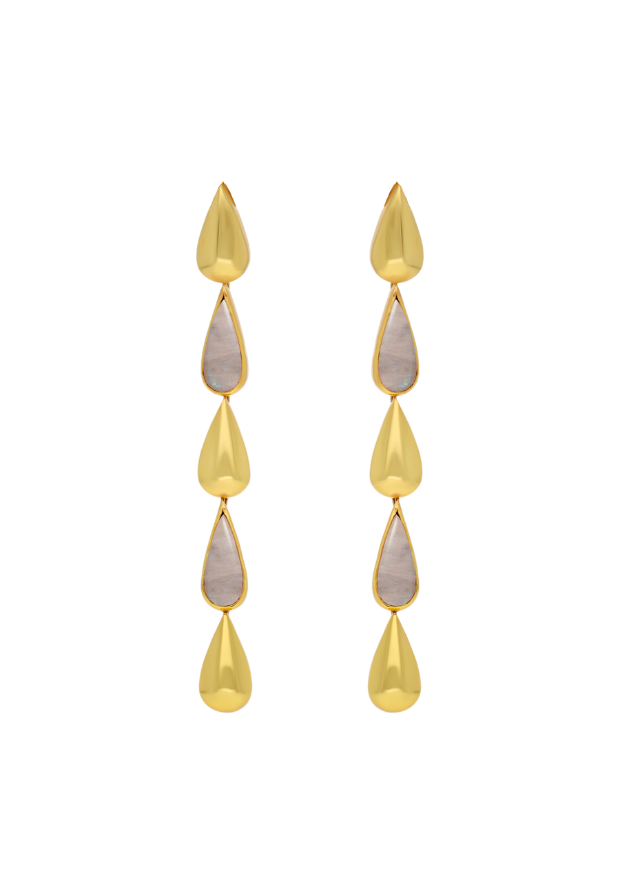 lavani Pendientes Balance Blanco