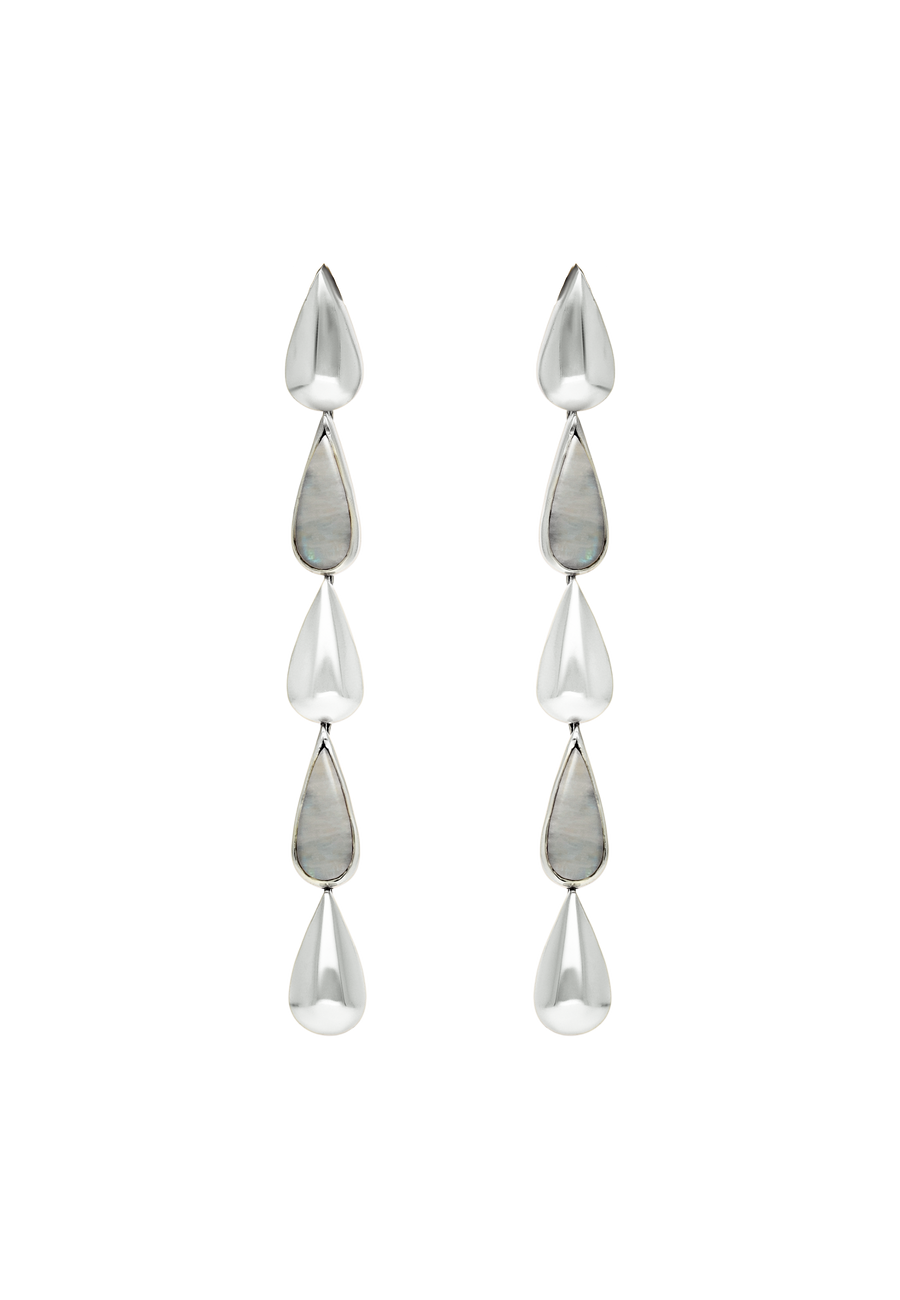 lavani Pendientes Balance Plata