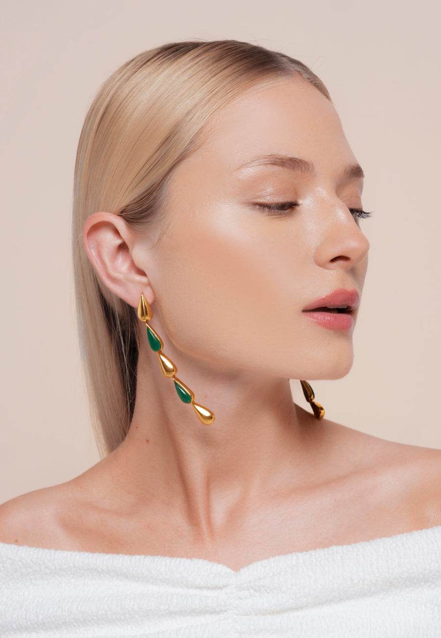 Lavani Pendientes Balance Verde