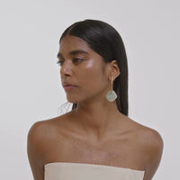 Lavani Pendientes Bindu Aguamarina